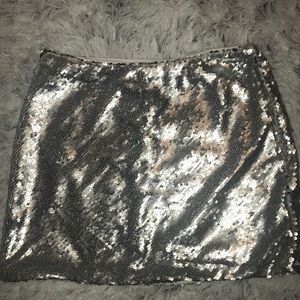 Sparkle mini skirt